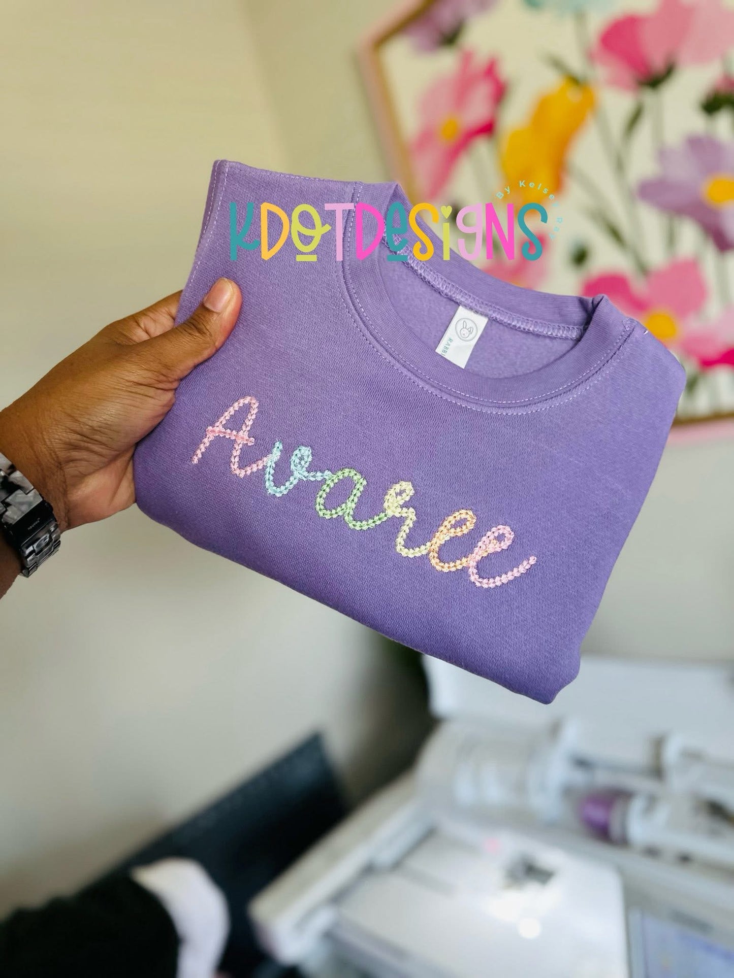 Custom Kids Name Sweatshirt