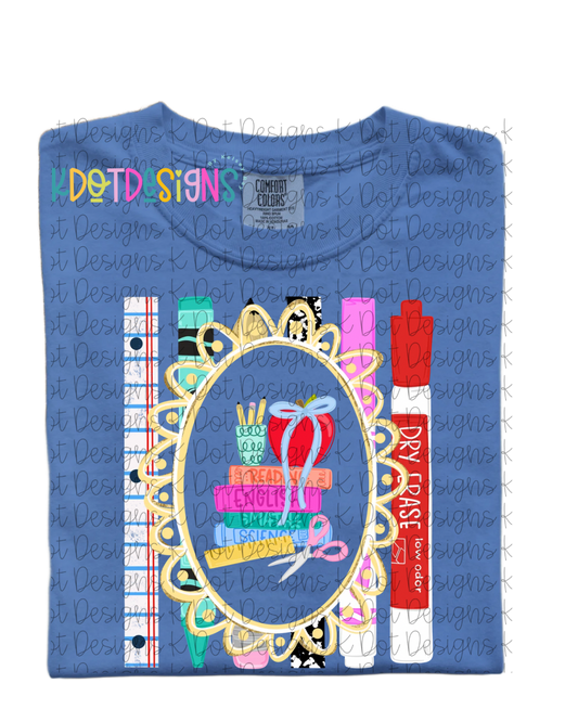 Pen & Marker Frame T-Shirt