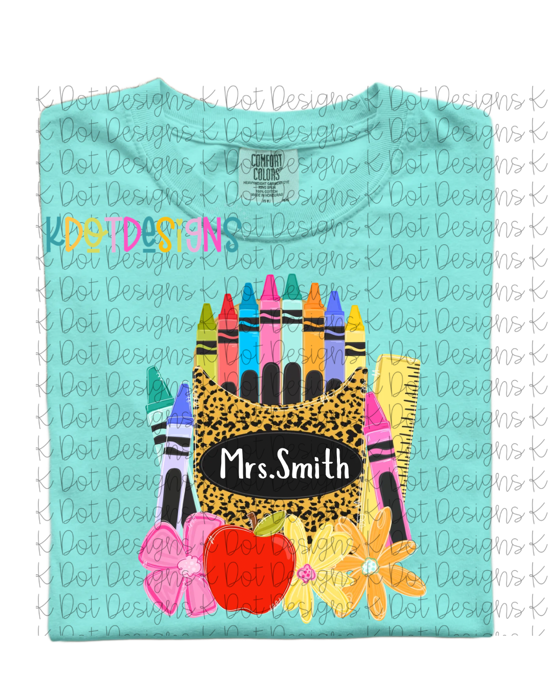 Customized Crayon Box T-Shirt