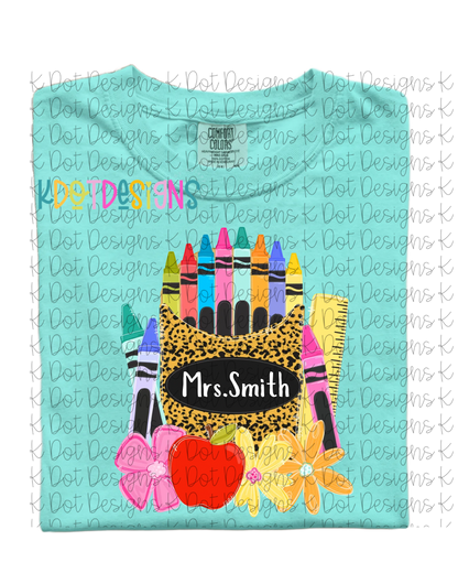 Customized Crayon Box T-Shirt