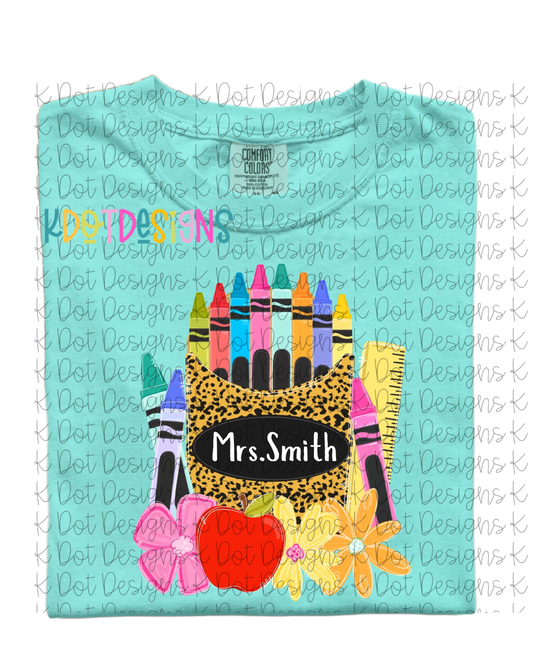 Customized Crayon Box T-Shirt