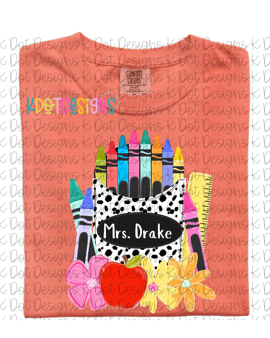 Customized Crayon Box T-Shirt