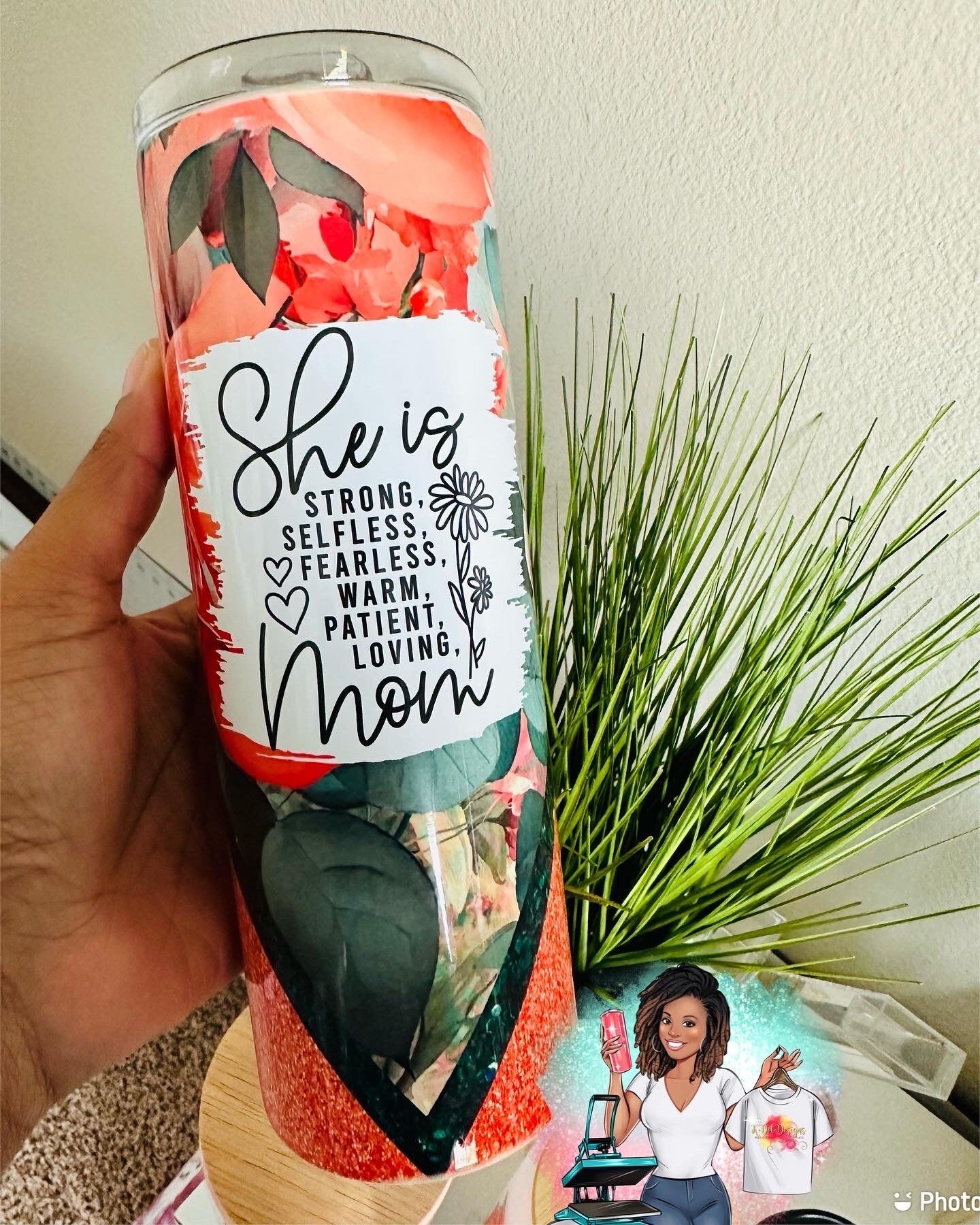 Personalized Tumbler with Lid and Straw | Mothers Day Gift | Fast Shipping Tumblers | Mother’s Day Tumbler | SAME DAY SHIPPING before 2pm