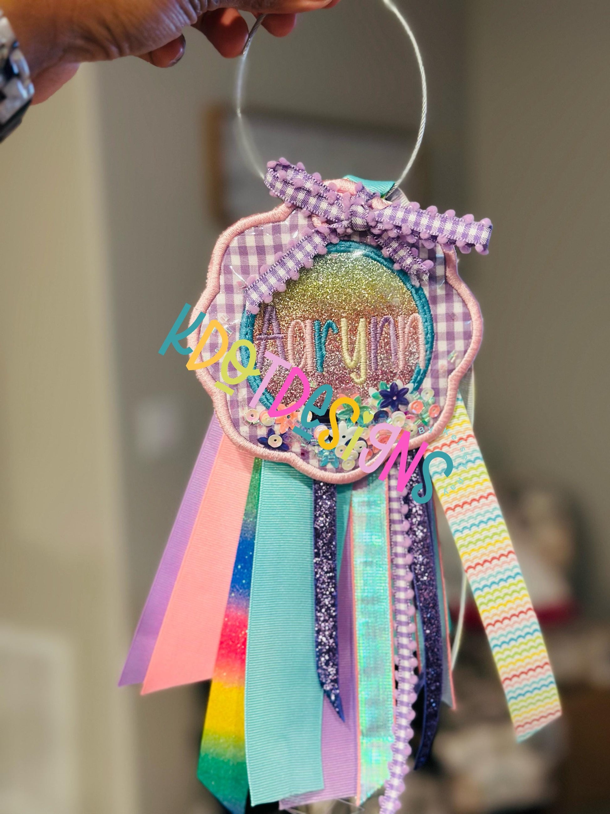 Custom Embroidered Bag Tag | Personalized Bag Tag | Fabric Bag Tag | Embroidered Name Tag | Luggage Tag